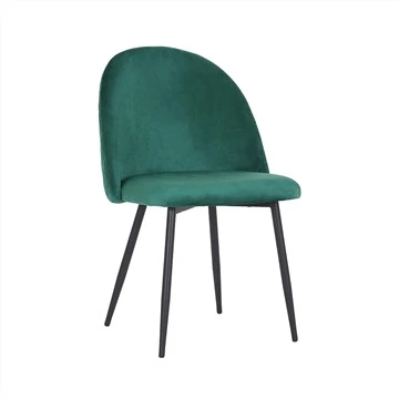 Módní sametová jídelní židle nového designu