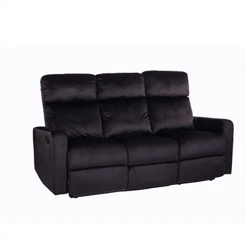 Sekční pohovka Velvet Fabric Recliner