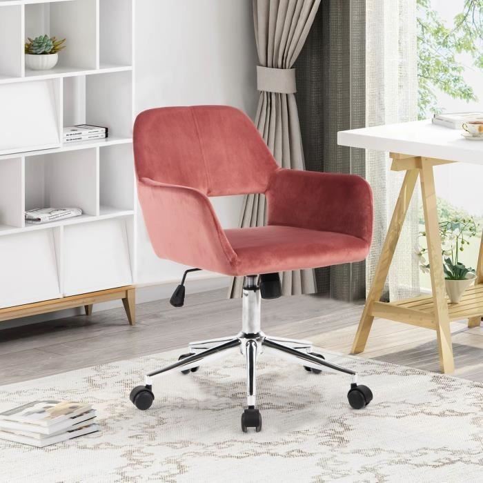 Křeslo pro domácí kancelář Velvet Fabric Mid{0}}křeslo k psacímu stolu