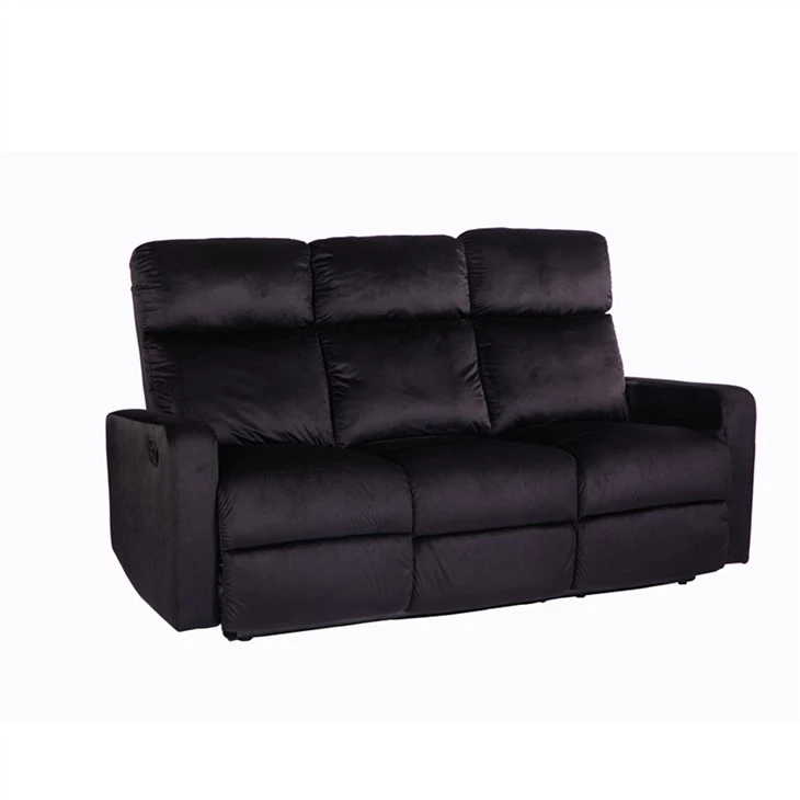 Sekční pohovka Velvet Fabric Recliner