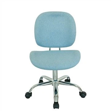Ergonomický design výškově nastavitelné modré kancelářské křeslo